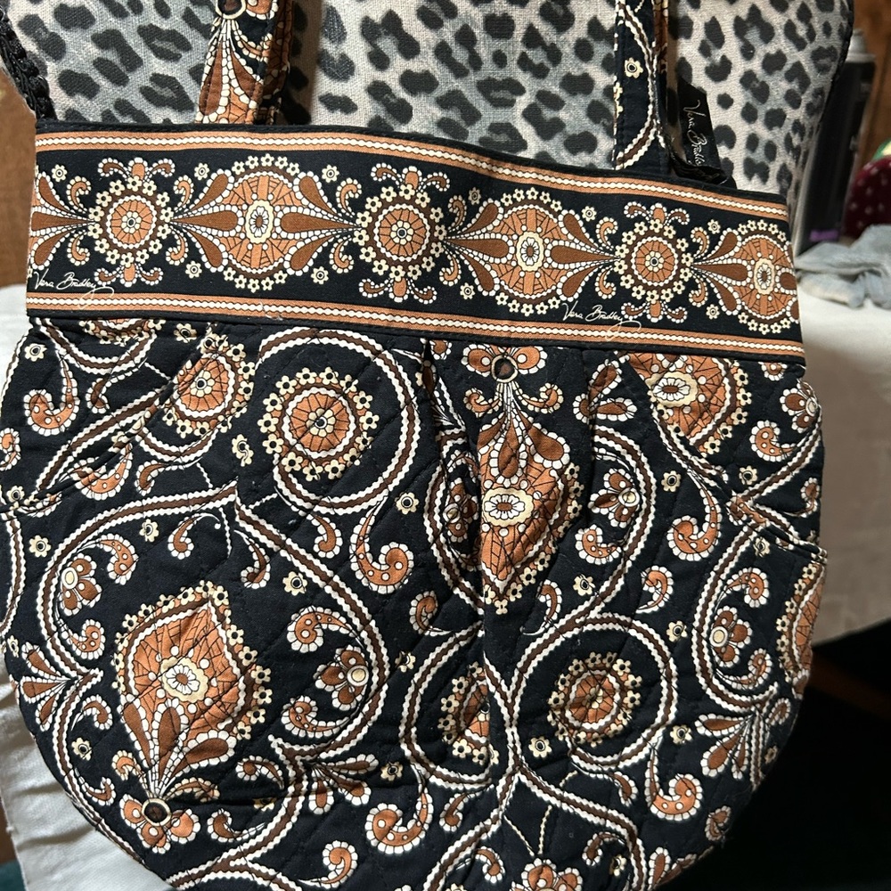 Vera Bradley Morgan Caffe Latte quilted bag~ New